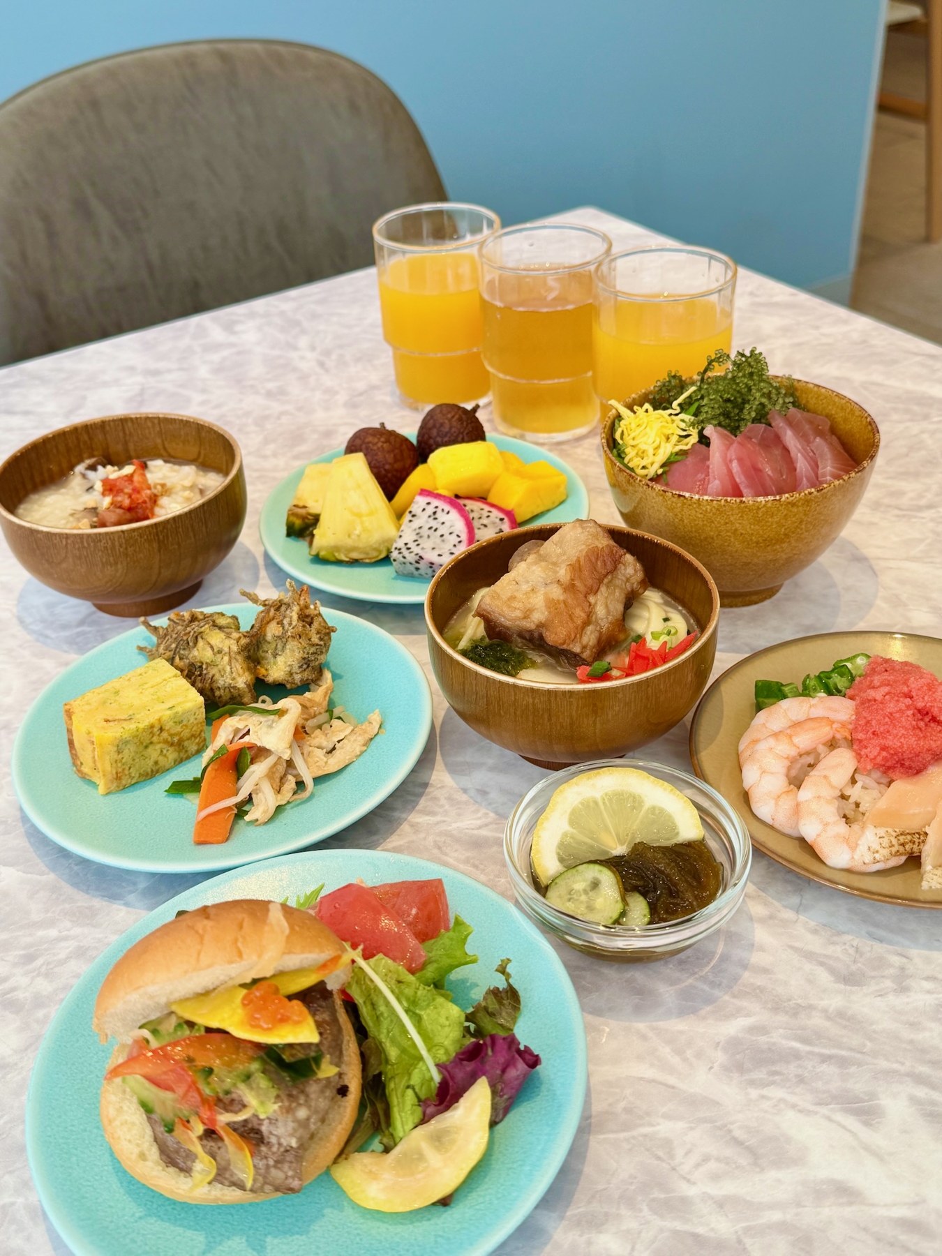 朝食で楽しんだ料理 / Hotel stay photograph