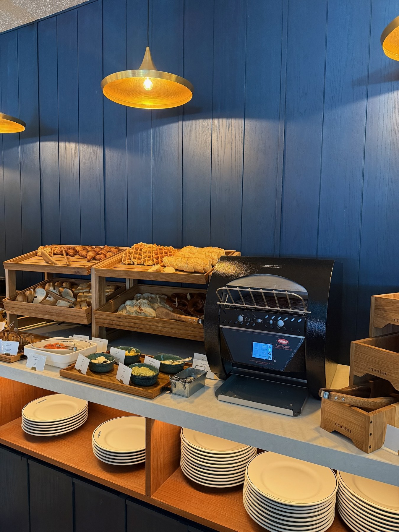 ダイニングの料理コーナー / Hotel stay photograph