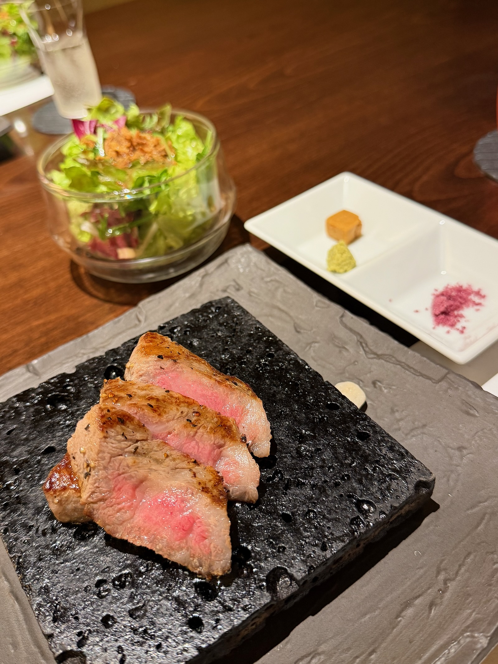 奥武雄温泉 風の森 / Kaze no Mori|夕食の肉料理