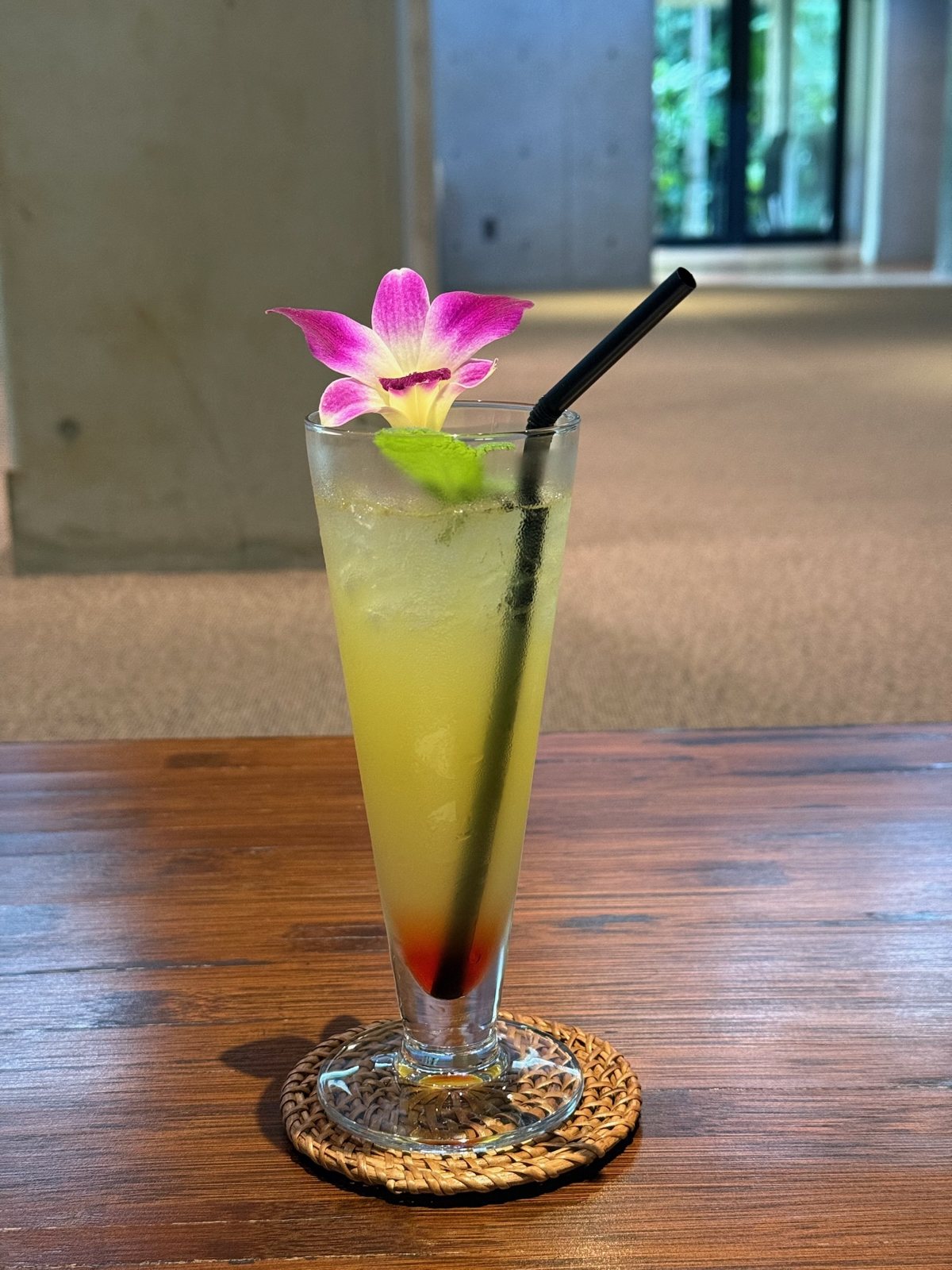 到着時のウェルカムドリンク / Welcome drink during our stay